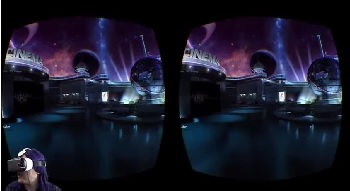 virtual reality films met vr-bril